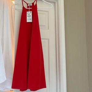 Red/orange Zara dress